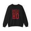 Edgy 'Santa's Favorite Ho' Viral Christmas Crewneck by Dog Mom Hat