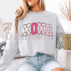 Preppy Valentine's Day XOXO Sweatshirt by Dog Mom Hat