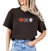 Cutesy Spooky Bows Embroidered T-Shirt – Cute Halloween Tee by Dog Mom Hat