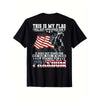 Vintage American Flag & Soldier T-Shirt - Patriotic Military Print Tee, Unisex US Veteran Apparel