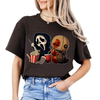 Mini Halloween Popcorn T-Shirt – Spooky Season Movie Tee by Dog Mom Hat