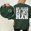 "Spoiled by My Blue Collar Man" Sweater – Cozy Crewneck, Love & Appreciation Gift for Her by Dog Mom Hat