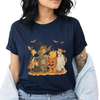 Vintage Halloween Animal Friends T-shirt by Dog Mom Hat
