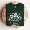 Bitchcraft Adult Humor Casual T-Shirt - Softstyle Halloween Unisex Tee, Witchy Slogan Shirt