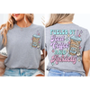 Mental Health T-Shirt – "Iced Coffee & My Brain" Graphic Tee by Dog Mom Hat