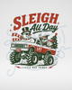 SLEIGH ALL DAY TODDLER CHRISTMAS MONSTER TRUCK TEE - BEIGE by LITTLE RAD THINGS