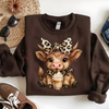 Highland Cow Sweatshirt by Dog Mom Hat