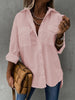 Women’s Casual Long Sleeve Shirt with Pocket by FitiqueFit