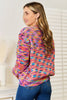 Angel Wings Woven Right V-Neck Long Sleeve Cardigan by Wild and Free Boutique