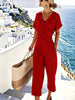 Women's Loose Irregular Short-Sleeve Two-Piece Set by FitiqueFit