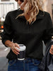 Casual Versatile Pullover Long Sleeve Knit Top for Women by FitiqueFit