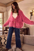 SO ME Soft Touch Hairy Loose Fit Cozy Sweater Cardigan by FitiqueFit