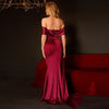 Women's High Waist Prom Evening Dress