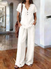 Women’s Casual Solid Color Two Piece Set by FitiqueFit