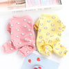Cotton Cute Pet Pajamas Puppy Dog Clothes Spring And Autumn by My Store