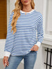 Striped Long Sleeve Casual T-Shirt by Simply Love