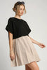 Black Full Size Round Neck Dress with Side Pockets Plus Size Casual Women Outdoor Dress by Stevvex