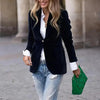 Women’s Slim-Fit Notch-Lapel Blazer by FitiqueFit