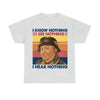 Sergeant Schultz "I Know Nothing" Vintage T-Shirt – Classic Hogan's Heroes Tee for TV Fans by Dog Mom Hat