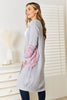 Woven Right Fringe Sleeve Dropped Shoulder Cardigan by Wild and Free Boutique