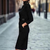 Women’s Black Bodycon Midi Dress by FitiqueFit