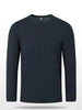 Men's Plus Size Solid Color Long Sleeve Casual T-Shirt by Simply Love