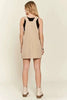 Adjustable Wide Strap Square Neck Overall Dress For Women – Modern Chic, Customizable Fit, Casual & Versatile by Stevvex