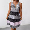 Plus Size Striped Tank Top & Skirt Set by FitiqueFit