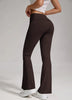 🔥 Women's Low-Waisted Folded Waist Flared Pants - Low-Rise Wide-Leg Trousers by FitiqueFit