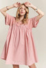 Round Neck Half Sleeve Babydoll Dress – Charming and Feminine Babydoll Dress with Round Neck and Half Sleeves for Casual and Semi-Formal Occasions by Stevvex