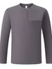 Men's Plus Size Long Sleeve T-Shirt by Simply Love