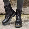 Women’s Martin Short Boots – Classic Lace-Up Ankle Boots by FitiqueFit