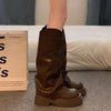 Women’s Platform Dress Boots – British Style Autumn/Winter by FitiqueFit
