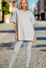 Zenana Cotton Round Neck Top & Legging Set by FitiqueFit