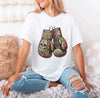 Mexican Vintage Boxing Gloves T-Shirt - Aztec Mayan Fighter Tee by Dog Mom Hat