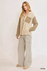 Umgee Washed French Terry Shacket by FitiqueFit