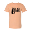 Real Men Like Cat T-Shirt by Furr Baby Gifts