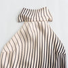 European And American Style Silk Satin Texture Stripes Backless Long Dress