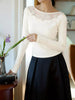 Floral Applique Long Sleeve T-Shirt by Simply Love