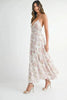 Floral Print Tiered Cami Maxi Summer Dress – Floral Maxi Dress, Tiered Maxi Dress, Cami Maxi Dress, Breezy Summer Dress, Bohemian Maxi Dress by Stevvex