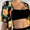 Women’s Floral Beach Set – Two-Piece Summer Outfit by FitiqueFit
