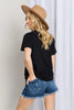 Simply Love Finger Heart Emoji Graphic Cotton T-Shirt by Simply Love