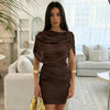 Women's Sleeveless Bodycon Midi Dress with Mesh Paneling – High Waist by FitiqueFit