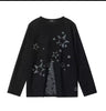 Summer XINGX Printed Sun Protection Shirt Women's Thin Long-sleeved Top