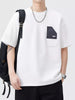 Men's Plus Size Casual Pocket Design Short Sleeve T-Shirt by Simply Love