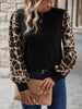 Leopard Long Sleeve Round Neck T-Shirt by Simply Love