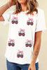Sequin Cherry Round Neck Short Sleeve T-Shirt by Simply Love