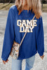 GAME DAY Round Neck Long Sleeve Sweatshirt by Wild and Free Boutique