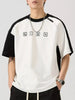 Men's Full Size Contrast Sleeve Casual T-Shirt Plus Size by Simply Love