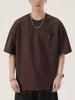 Men's Full Size Casual Solid Color Pocket T-Shirt Plus Size by Simply Love